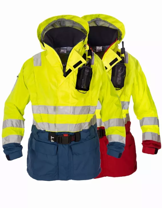 Ki Elements KI-Jacket mit integrierter Rettungsweste 165N Gelb/Blau