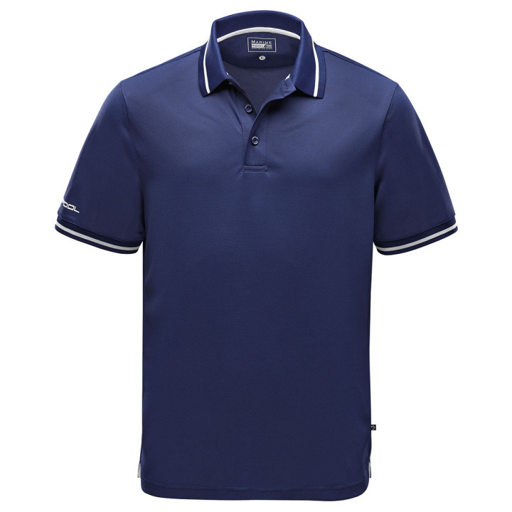 Marinepool Herren-Poloshirt Speed Race Promo Gr. S Navy